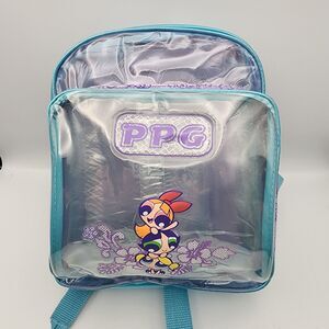Powerpuff Girls Mini Backpack Clear BRAND NEW w/ Tags Vintage Cartoon Network